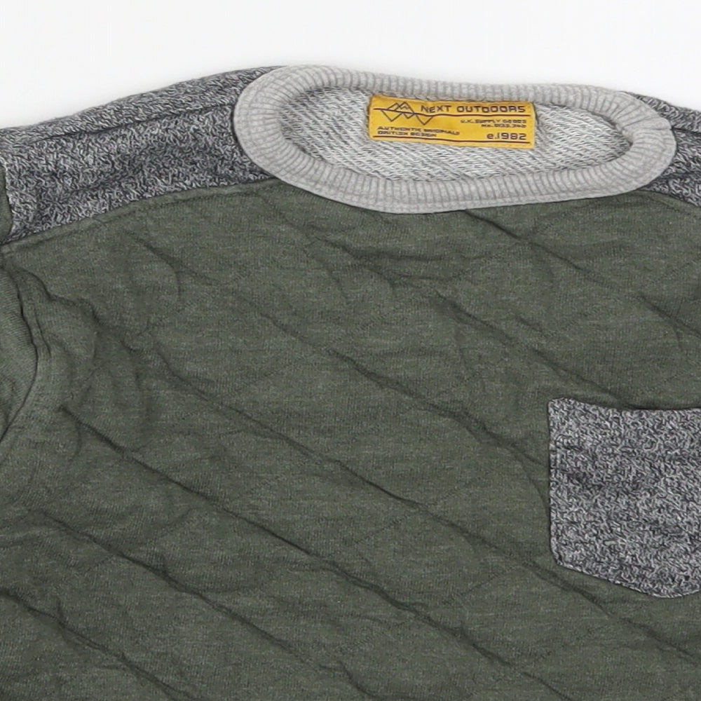 NEXT Boys Green   Pullover Sweatshirt Size 7 Years