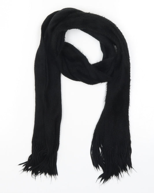 Preworn Womens Black    Scarf