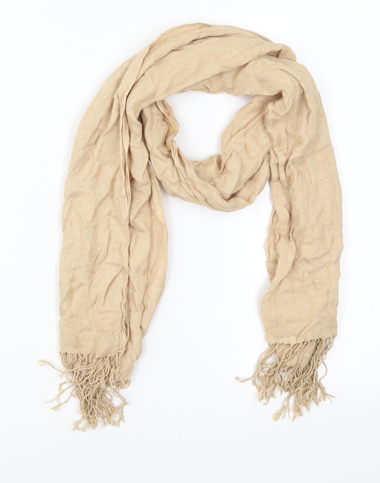 Preworn Womens Beige    Scarf