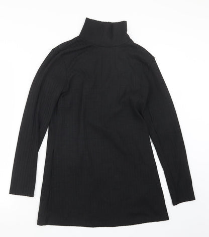 Additional front view of Principles women’s black basic t-shirt, size UK 12