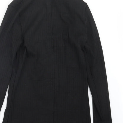Brand and care label for Principles women’s black basic t-shirt, size UK 12