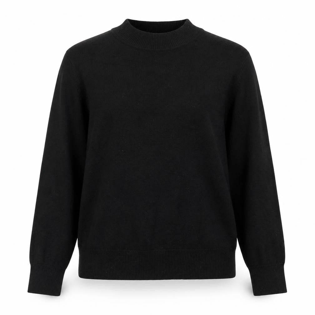 Casamia Womens Black Knit Pullover Jumper Size M