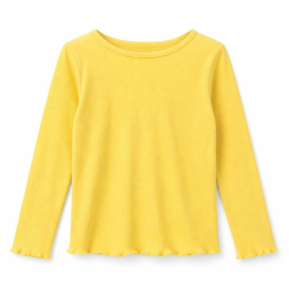 George Girls Yellow   Basic T-Shirt Size 2-3 Years