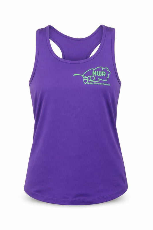 Awdis Womens Purple   Basic Tank Size M