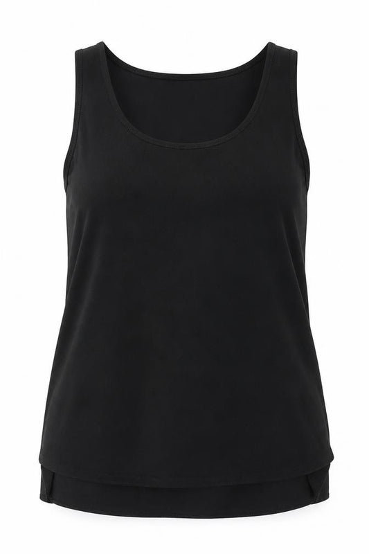 Papaya Womens Black   Basic Tank Size 8