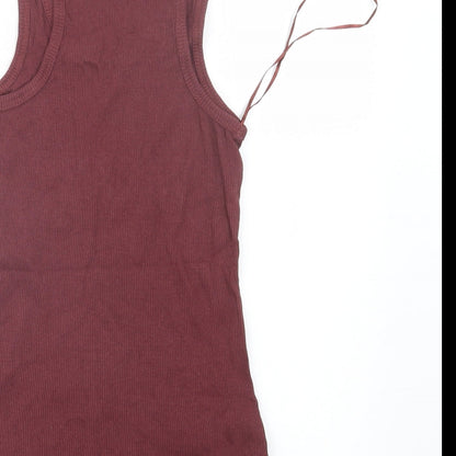 Select Womens Red   Basic Tank Size 8