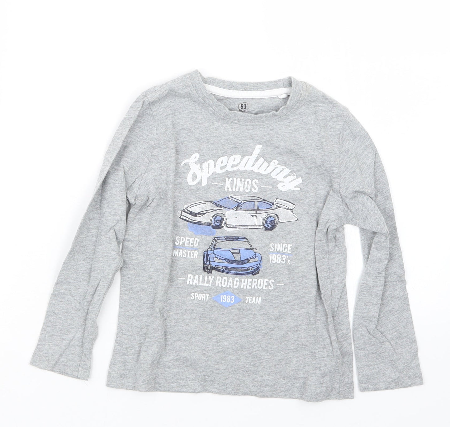 Lupilu Boys Grey   Basic T-Shirt Size 2-3 Years