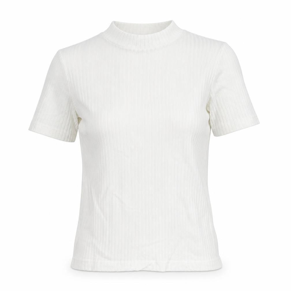 Atmosphere Womens White  Jersey Basic T-Shirt Size 8