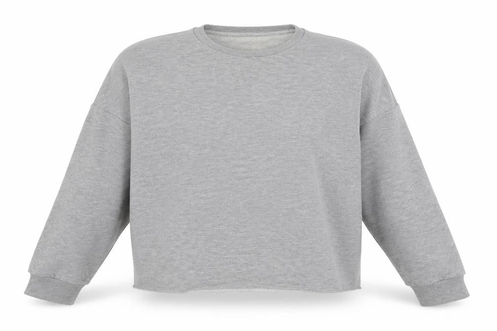 Primark Womens Grey  Jersey Pullover Sweatshirt Size 14