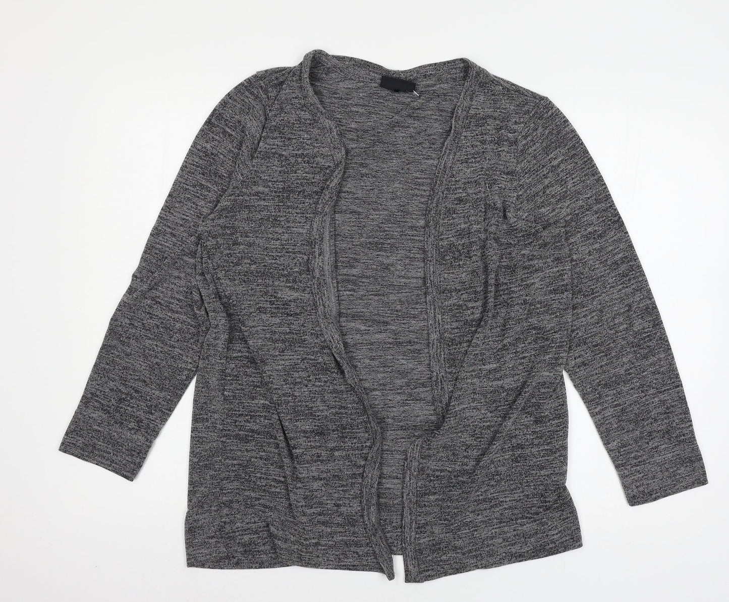 Free/quent Womens Grey  Knit Cardigan Jumper Size M