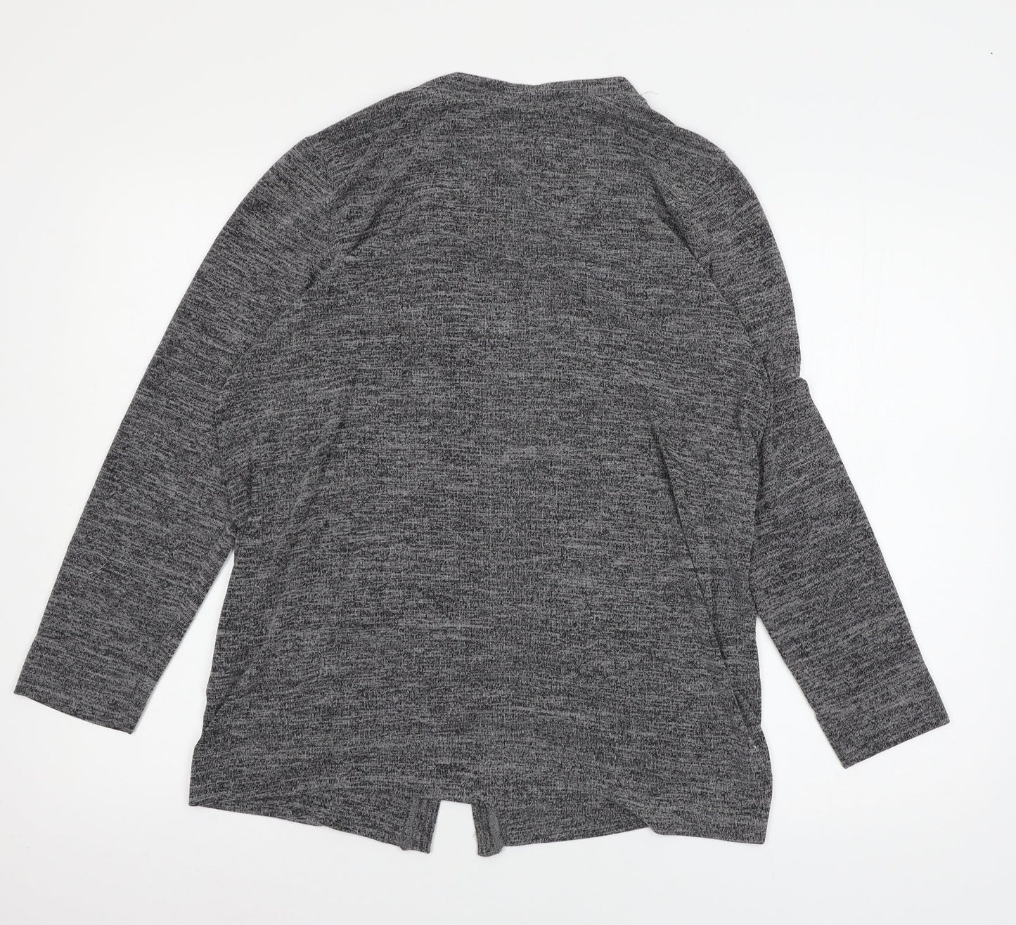 Free/quent Womens Grey  Knit Cardigan Jumper Size M