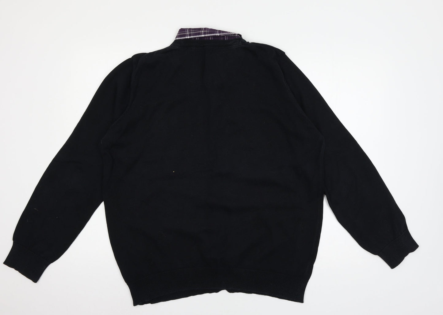 Cedar Woo Mens Blue  Knit Pullover Jumper Size XL