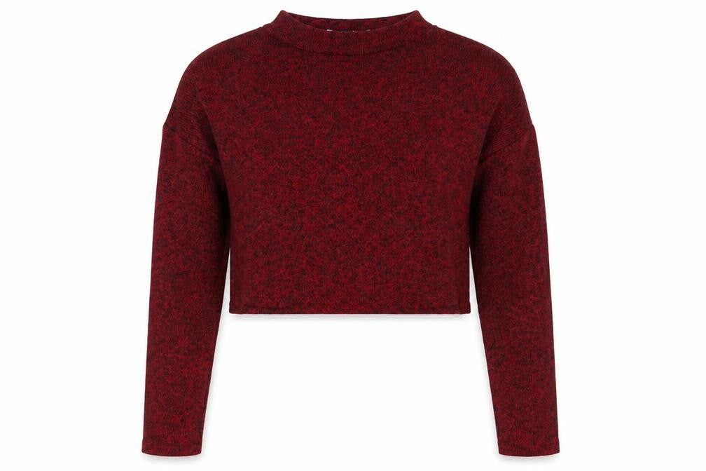 Primark Womens Red   Cropped Blouse Size 8
