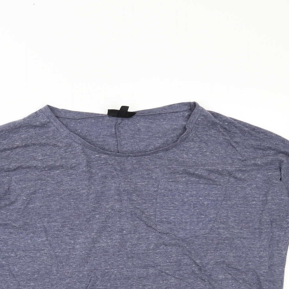 Topshop Womens Blue   Basic Blouse Size 6