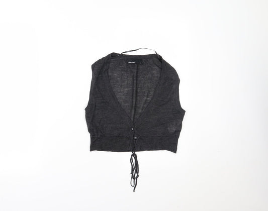 VERO MODA Womens Grey   Cardigan Jumper Size M