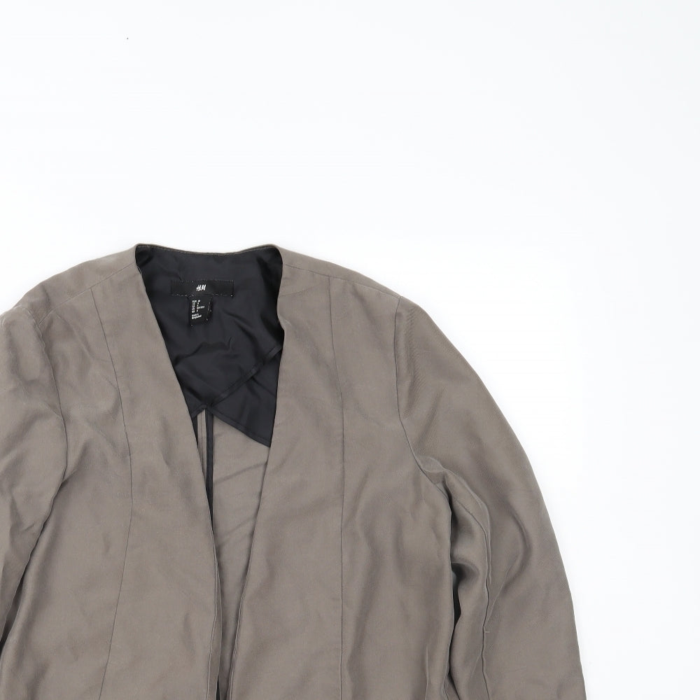H&M Womens Green   Jacket Blazer Size 10