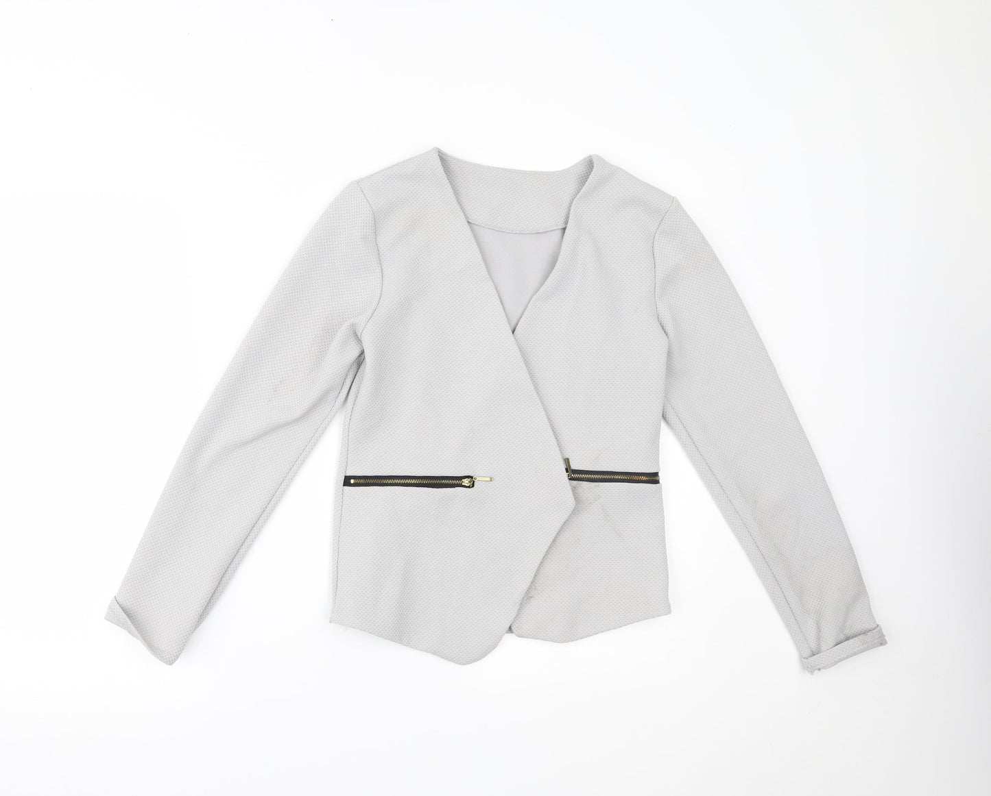 Preworn Womens Grey   Jacket Blazer Size M