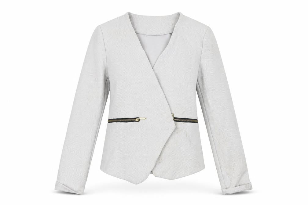 Preworn Womens Grey   Jacket Blazer Size M