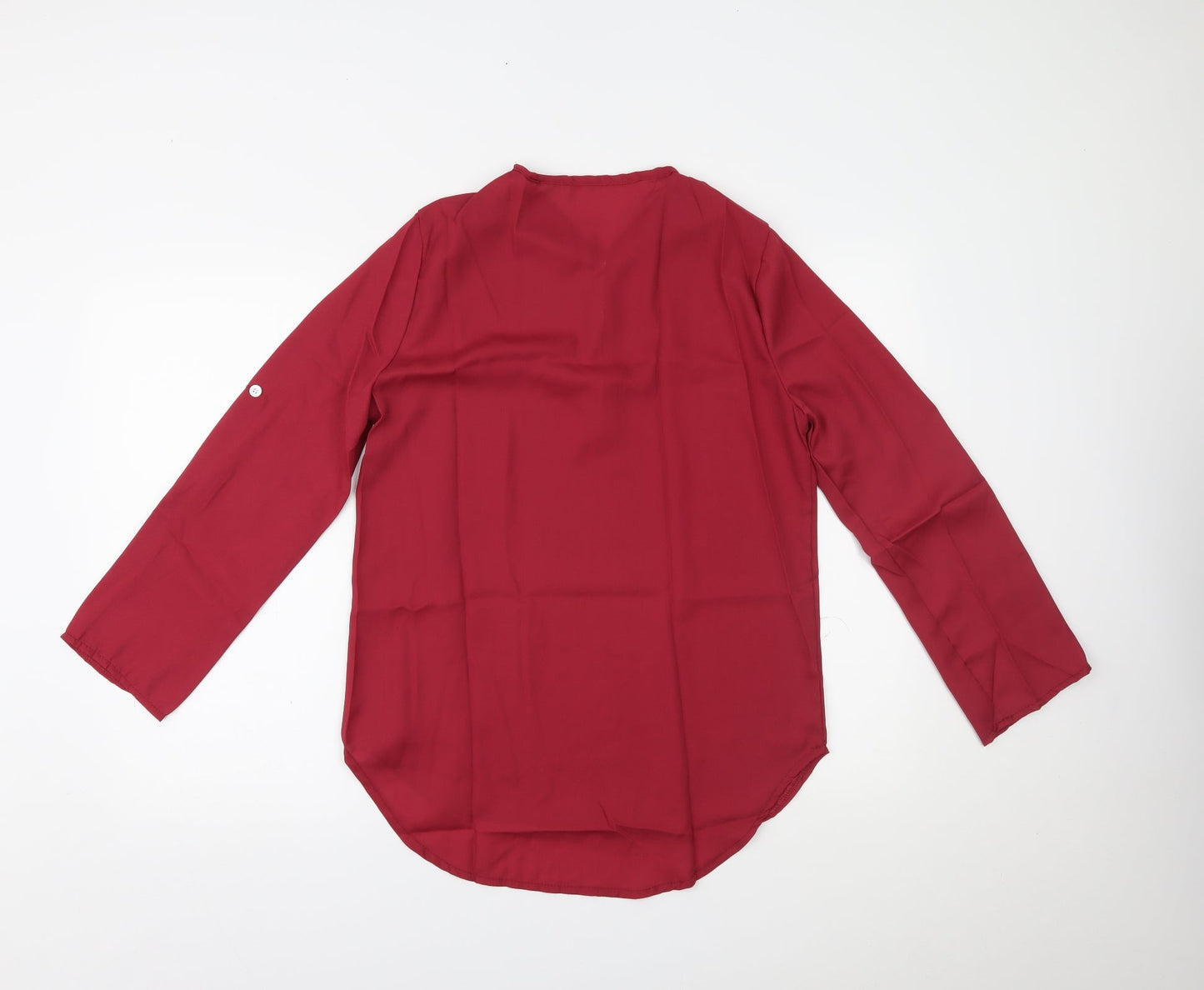 Preworn Womens Red   Basic Blouse Size L
