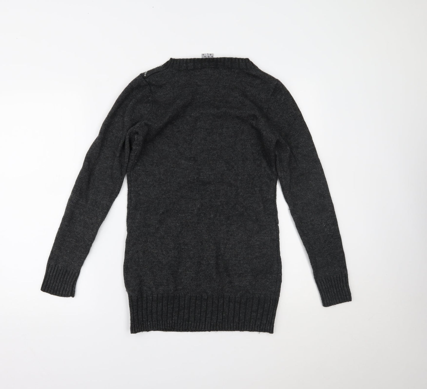 Oxxyzen Womens Grey   Pullover Jumper Size L