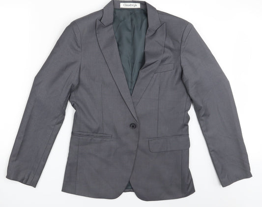 Cloudstyle Womens Grey   Jacket Blazer One Size