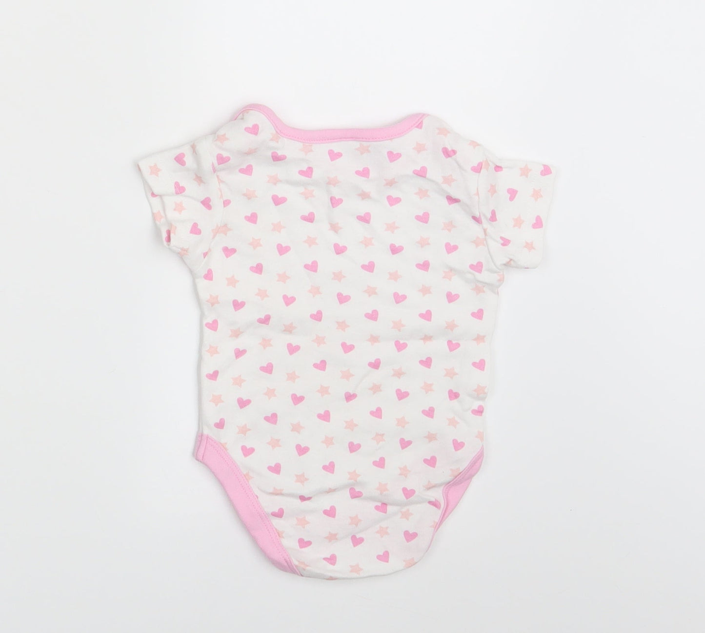 I Love my Unicorn Girls White Polka Dot  Basic T-Shirt Size 6-9 Months
