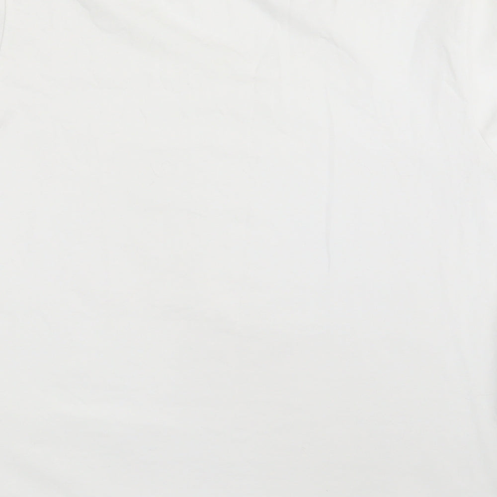 Gerry Weber Womens White Geometric  Basic T-Shirt One Size
