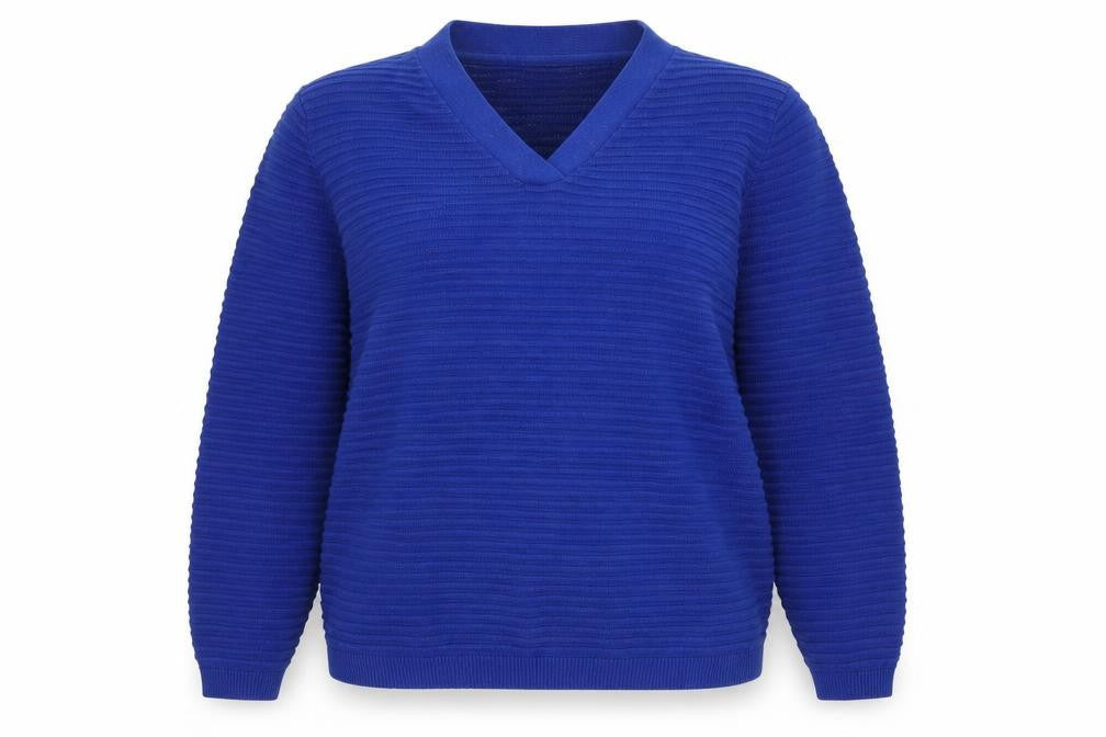 Fransa Womens Blue   Pullover Jumper Size L