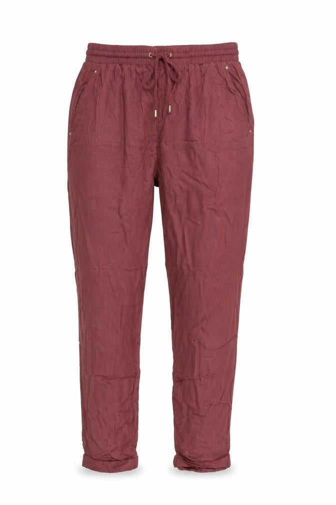 New Look Womens Red   Trousers  Size 10 L27 in