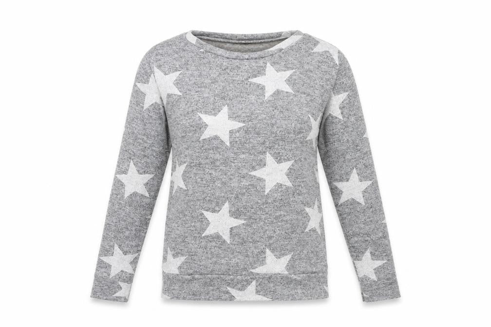 miss funky Womens Grey  Knit Pullover Jumper Size S
