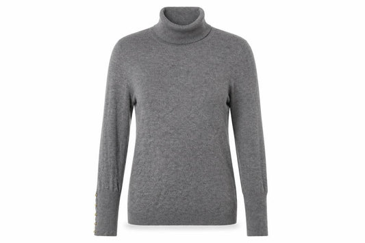 H&M Womens Grey  Knit Pullover Jumper Size S