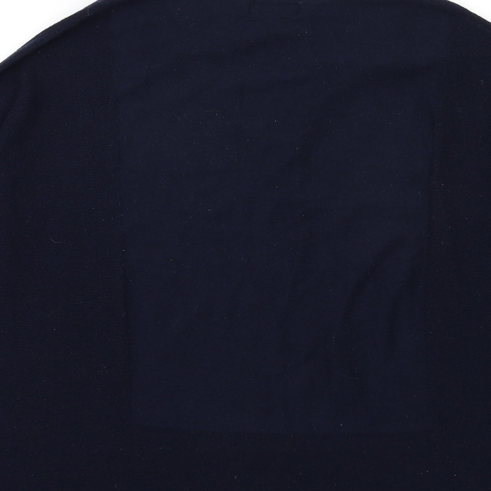 Topshop Womens Blue  Knit Pullover Jumper Size 8