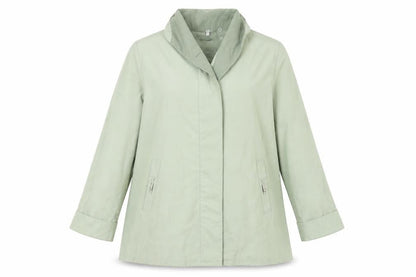 SUMMER TREND Womens Green   Overcoat Coat Size 14