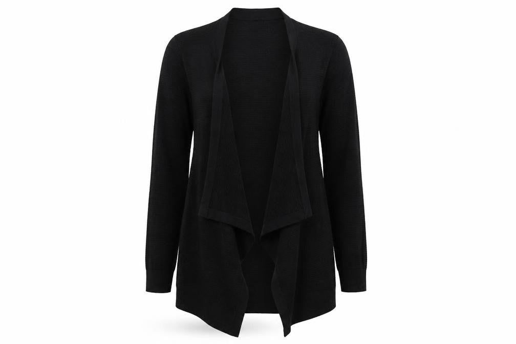 Wallis Womens Black  Knit Cardigan Jumper Size S