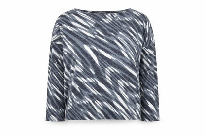 Front view of Principles women’s multicoloured animal print basic t-shirt, size UK 18