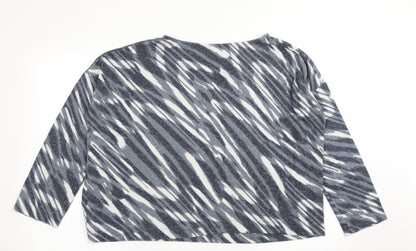 Back view of Principles women’s multicoloured animal print basic t-shirt, size UK 18