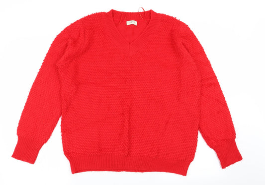 Papaya Womens Red   Pullover Jumper Size L