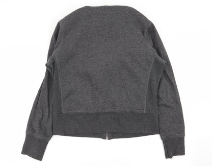 Preloved evivssa Womens Grey   Full Zip Jumper Size M - Back