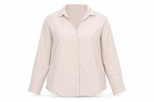H&M Womens Pink   Basic Button-Up Size L