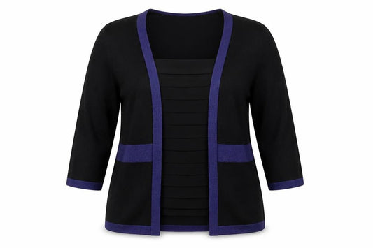 Per Una Womens Black   Pullover Jumper Size 16