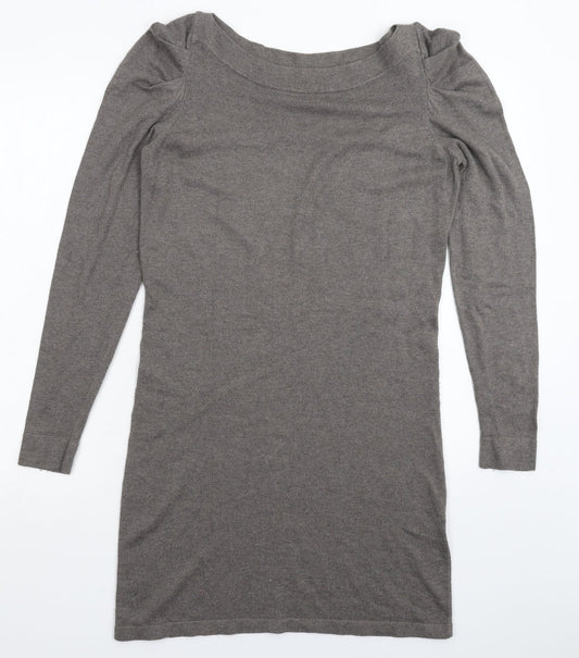 Warehouse Womens Grey  Knit Pullover Jumper Size 14