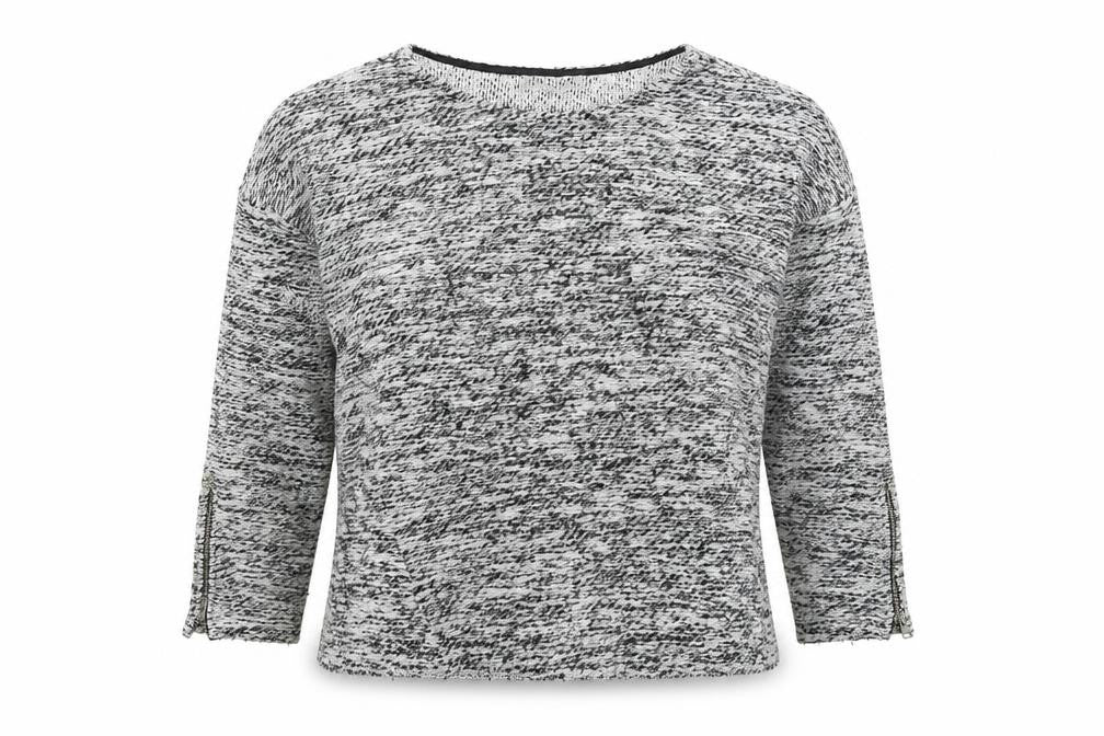 Marks & Spencer Womens Grey  Knit Pullover Jumper Size 14