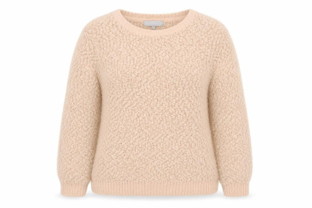 Red Herring Womens Beige  Knit Pullover Jumper Size 12