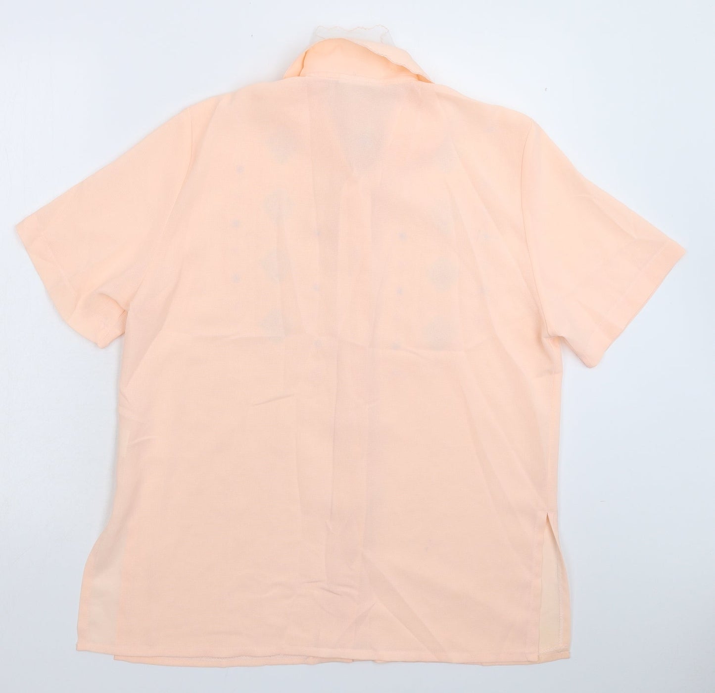 Rosy Womens Pink Geometric  Basic Button-Up Size 16