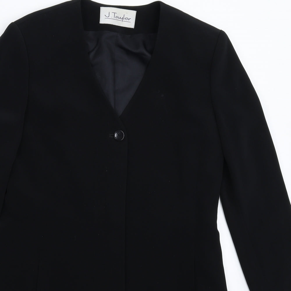 Julian Taylor Womens Black   Jacket Suit Jacket Size 12