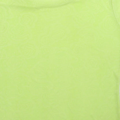 Preloved Exposure Womens Green   Basic T-Shirt Size M - Label