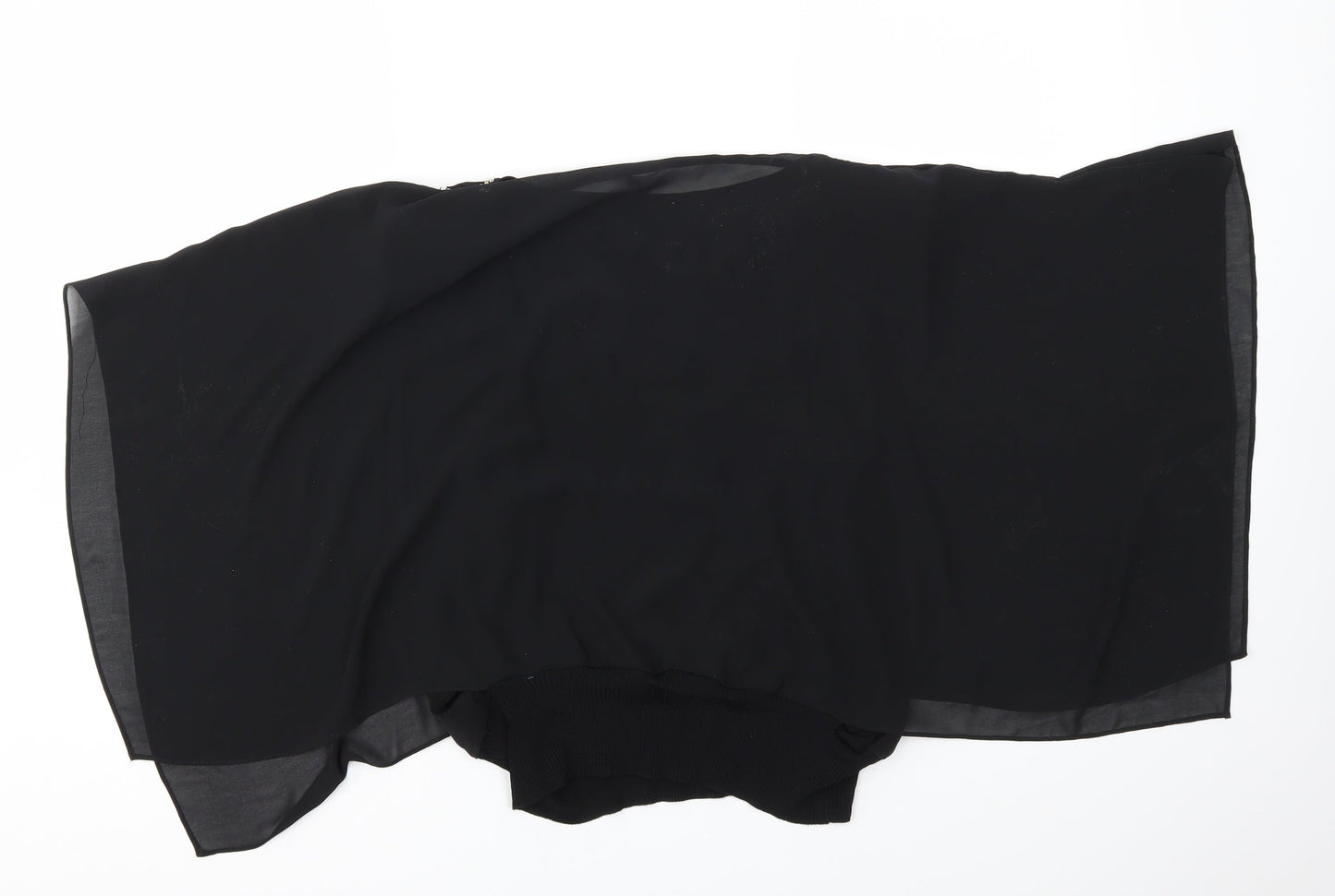 DAVID EMANUEL Womens Black   Basic T-Shirt Size 10