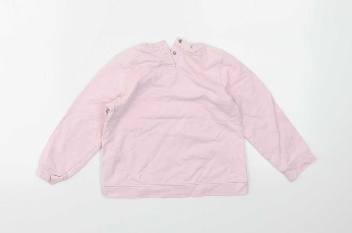 BABYGILRS Girls Pink   Pullover Jumper Size 2 Years