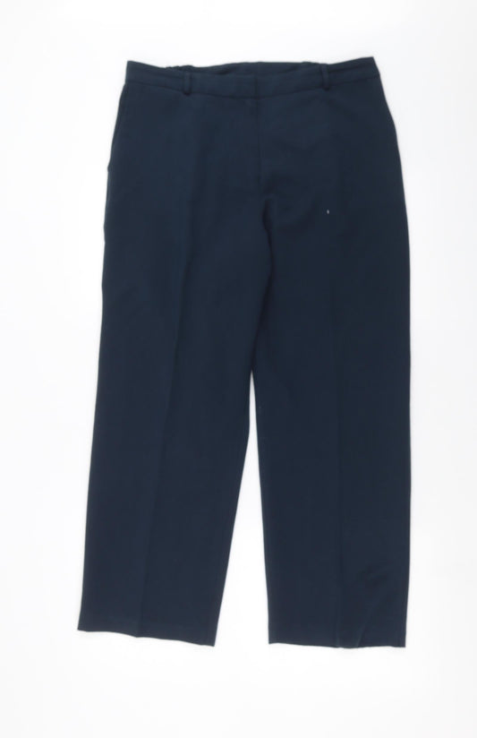 Essential Collection Womens Blue   Trousers  Size 14 L27 in