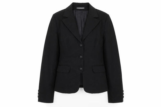 Preworn Womens Black   Jacket Suit Jacket Size 16